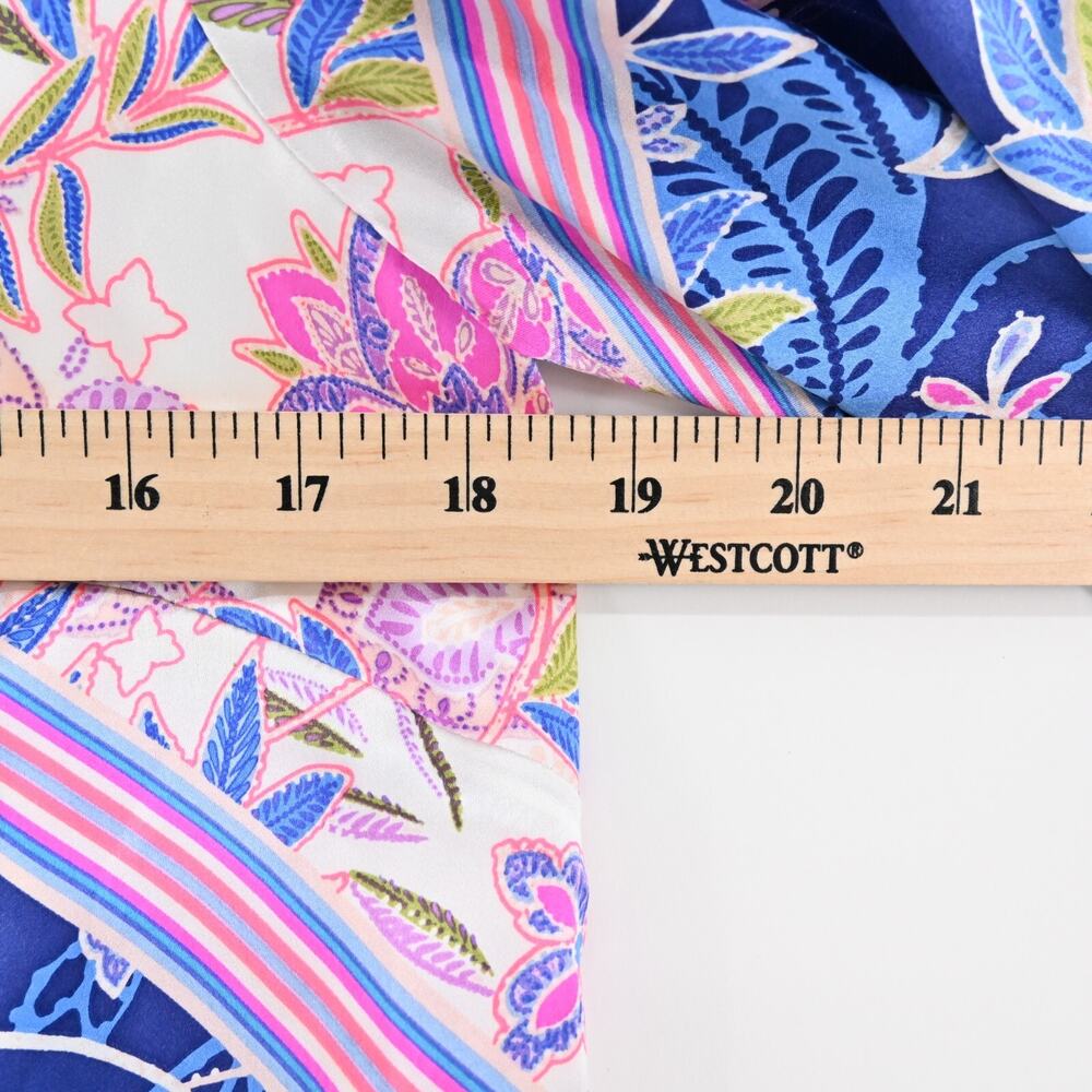 ALICE AND TRIXIE Dress‎ Sz XS Micah Silk Floral Print Long Sleeve Strappy Bright - Picture 11 of 12
